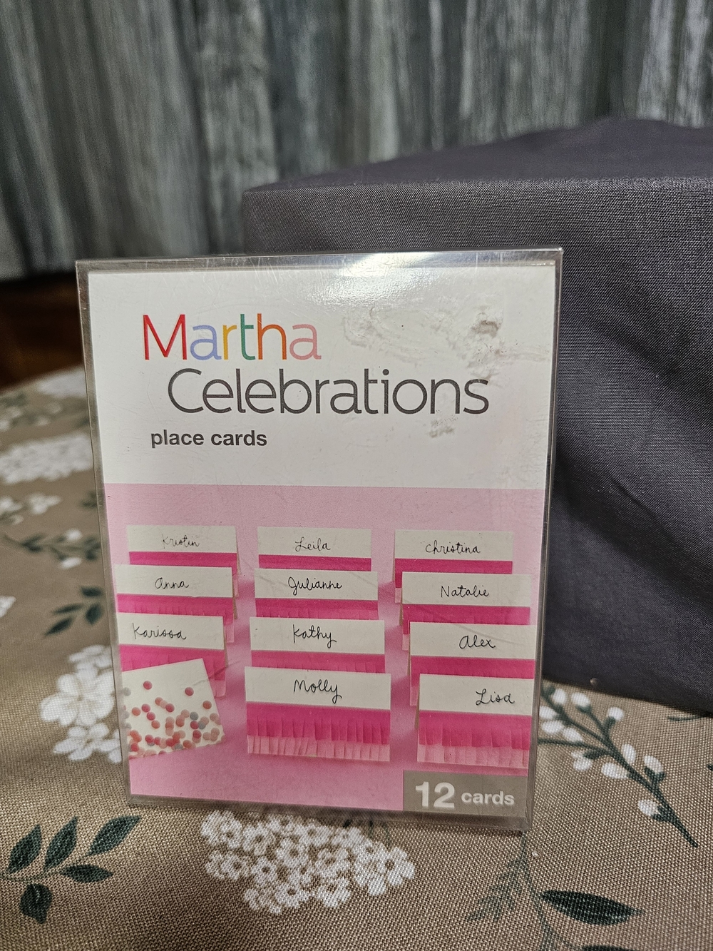 Pink Place Cards - 12 Count